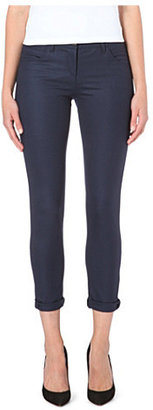 Brunello Cucinelli Cropped stretch-wool trousers