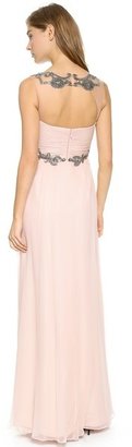 Notte by Marchesa 3135 Notte by Marchesa Draped Chiffon Gown