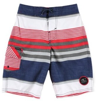 O'Neill 'Santa Cruz Stripe' Board Shorts (Little Boys)