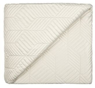 Home Collection Natural quilted 'Hollywood' matte satin throw