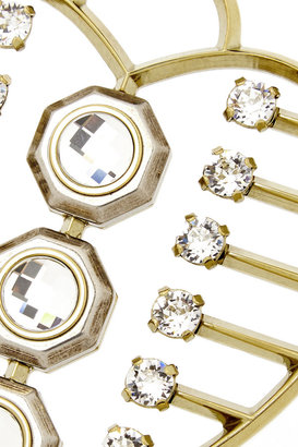Lanvin Gold-tone Swarovski crystal necklace