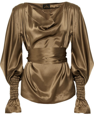 Vivienne Westwood Giant Witch satin blouse