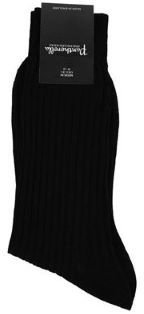 Pantherella Fine Rib Cotton Nylon Dress Sock