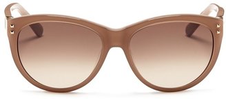 Studded round-frame sunglasses
