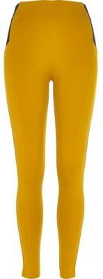 River Island Mustard yellow high waisted leggings