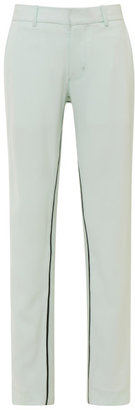 Opening Ceremony Moodie Crepe Trousers In Ceramic Green Ceramic Green