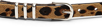 Rag and Bone 3856 Rag & Bone Leopard-Print Calf Hair Belt