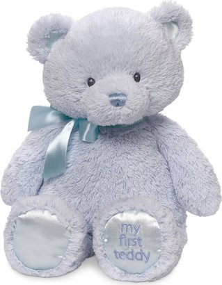 Gund Baby My First Teddy Plush Blue Bear