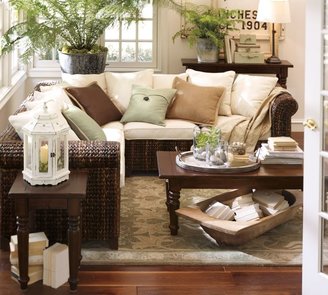 Pottery Barn Build Your Own - Seagrass Roll Arm Sectional Components