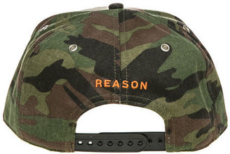 Reason The NY Leather Brim Snapback Hat