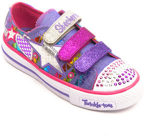 Skechers Twinkletoes Shuffles Junior - Purple Sparkles