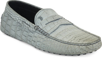 Tod's Tods Crocodile Skin Penny Loafers - for Men