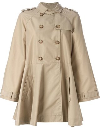 RED Valentino flared trench coat