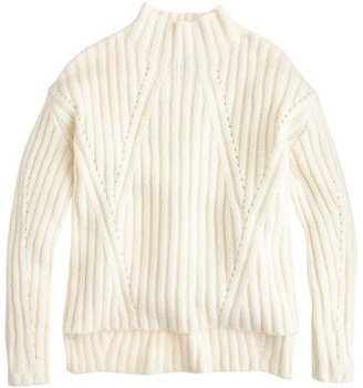 J.Crew Nili Lotan® oversize mockneck sweater