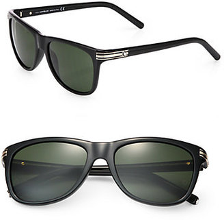 Montblanc 56MM Injected Square-Shaped Sunglasses