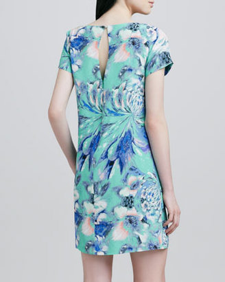 Shoshanna Selma Floral-Print Shift Dress