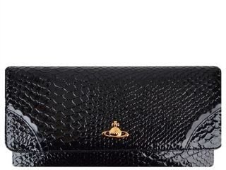 Vivienne Westwood Frilly Snake Patent Clutch