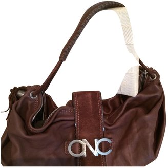 CNC Costume National Brown Suede Handbag