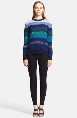 Proenza Schouler Mix Stripe Cotton Sweater