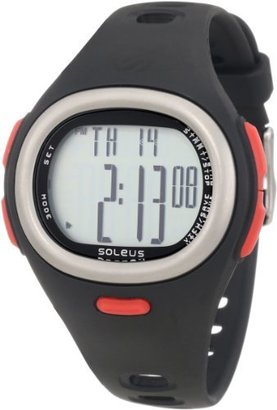 Soleus Unisex SH004239P Surge Silver-Tone Heart Rate Monitor Sports Watch
