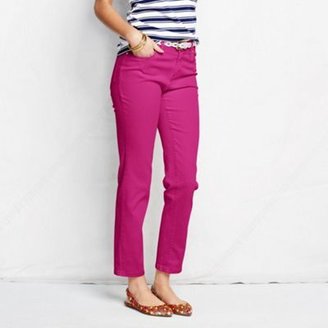 Lands' End Lands End Pink womens petite bright ankle jeans