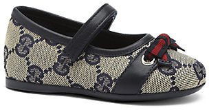 Gucci Infant's & Toddler's GG Signature Web Mary Jane Flats