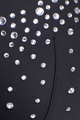 Kensie Stella Crystal Embellished Demi Corselet Bra