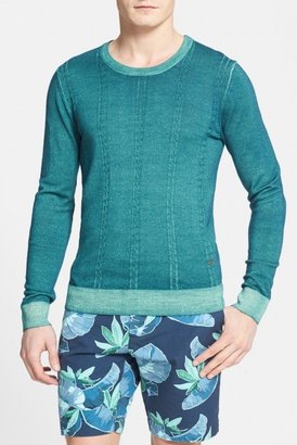 J. Lindeberg 'Coleman' Washed Cable Knit Sweater