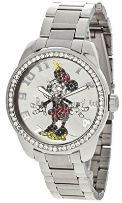 Ingersoll Women's IND 26165 Disney Classic Minnie Diamante Silver-Tone Watch
