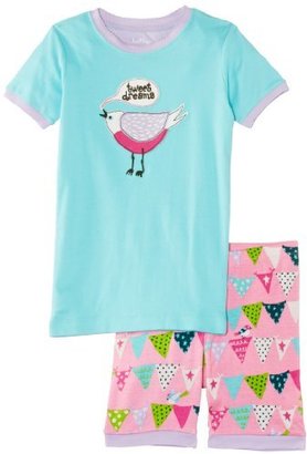 Hatley Girl's Short Bunting Birds "Tweet Dreams" Pyjama Set