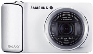 Samsung Galaxy 16 Megapixel Digital Android Camera with 3G and WiFi - White