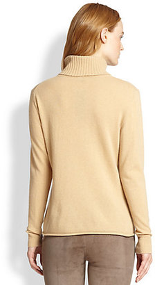 Lafayette 148 New York Wool/Cashmere Turtleneck Sweater