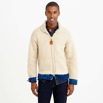 J.Crew Canadian Sweater CompanyTM cashmere full-zip sweater
