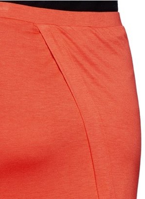 Nobrand Asymmetric wrap jersey skirt