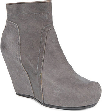 Rick Owens Styler leather wedge boots