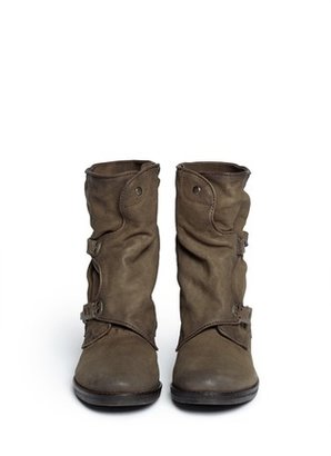 Nobrand 'Ridge' latch strap leather boots