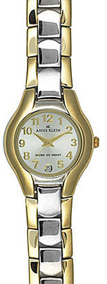AK Anne Klein Anne Klein White-Dial Two-Tone Watch