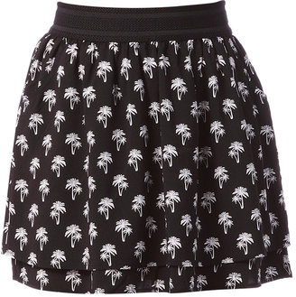 Only Mini skirts - moloko palm short skirt wvn - Black