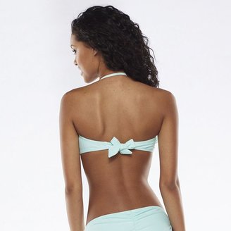 Candie's® Laser-Cut Flounce Bandeau Bikini Top - Juniors