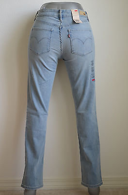 Levi's Classic Rise Demi Curve Slim Jeans Bleach Out NWT Style 041800048