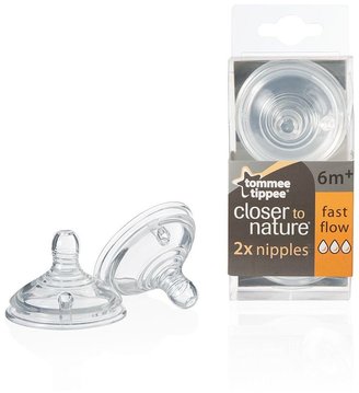 Tommee Tippee 2-pk. Closer to Nature Fast Flow Nipples