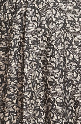 Tahari by Arthur S. Levine Lace Fit & Flare Dress (Plus Size)