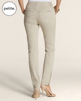 Chico's Petite So Slimming By Zip Ankle Jeans
