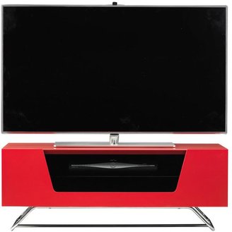 Alphason Chromium TV Stand - fits up to 50 inch TV - Red