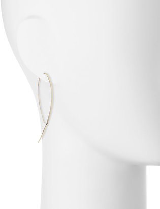 Lana Small Flat Hook-On Hoop Earrings