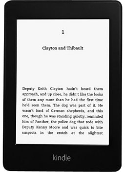 Paperwhite Amazon Kindle eReader, 6" Illuminated Touch Screen, Wi-Fi