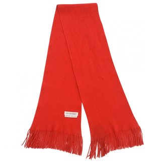 Comme des Garcons Red Wool Scarf