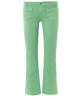 SEAFARER Lord Jim mid-rise cropped flared jeans