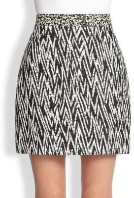 Proenza Schouler Zigzag Jacquard Mini Skirt