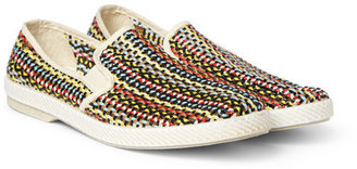 Rivieras Woven Slip-On Shoes